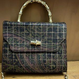 The Limited - Paisley Pattern Mini Shoulder Purse